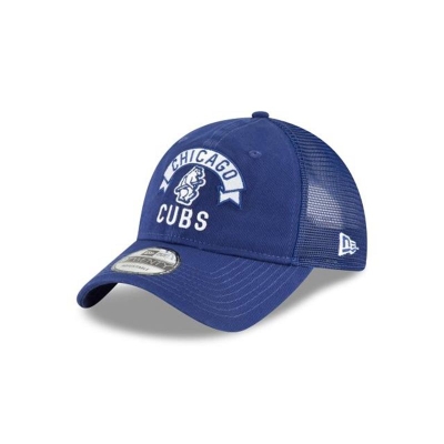 Sapca New Era Chicago Cubs MLB Stacked Classic 9TWENTY Adjustable - Albastri